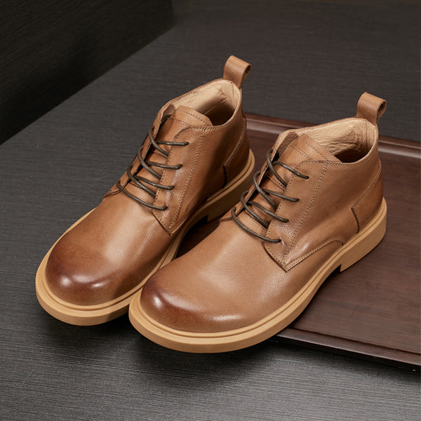 Botas Martin de Cuero Genuino - Estilo Casual Versátil para Hombre