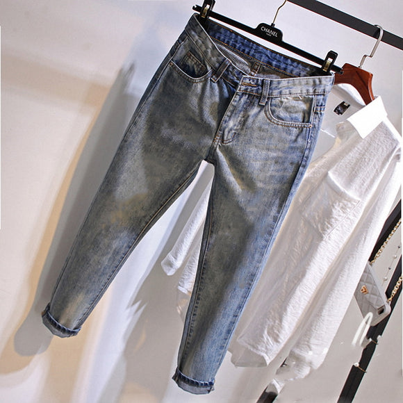 Women's High-Waisted Skinny Harem Pants