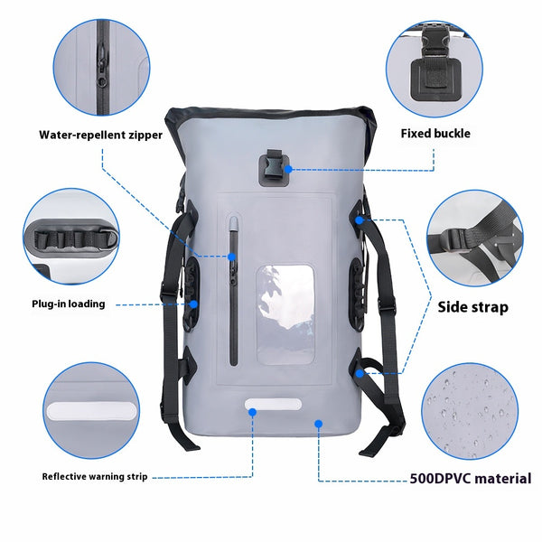 Mochila Impermeable de Gran Capacidad para Camping y Senderismo
