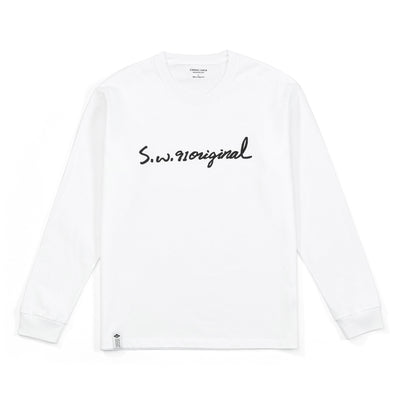 Camiseta Hombre Manga Larga Suelta Otoño Carbón con Estampado de Letras - Image 10