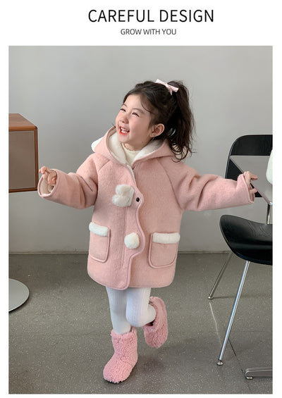 Abrigo de Invierno para Niña Estilo Western con Forro Polar y Lana - Image 7