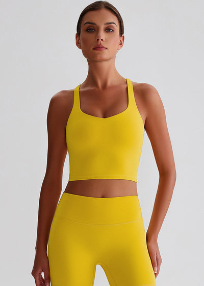 Sujetador Deportivo Cross Back para Yoga y Running - Image 27