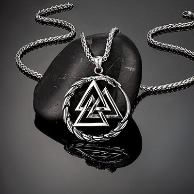 Collar Acero Inoxidable Vikingo Dragón Nórdico para Hombre - Image 4