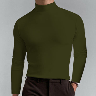 Camiseta Térmica de Cuello Alto Manga Larga para Hombre - Image 7