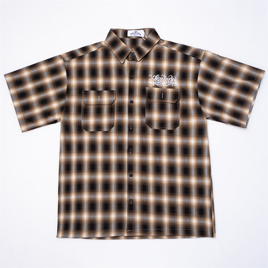 Camisa de Cuadros Manga Corta para Hombre - Image 17