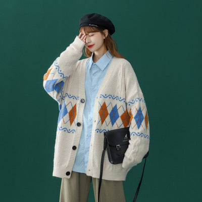 Cardigan de Punto Estilo Universitario para Primavera y Otoño - Image 5