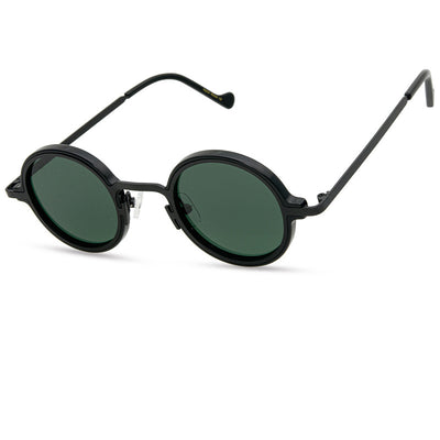 Gafas de Sol Retro Marco Redondo Multicolor Estilo Neutro - Image 26