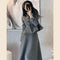 Traje Vestido de Lana con Fragancia Delicada para Mujer