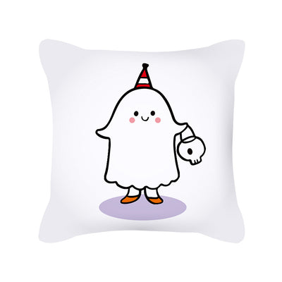 Funda de Almohada Halloween con Calabaza y Fantasma Lindo - Textura Piel de Durazno - Image 5