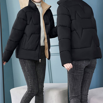 Chaqueta Corta de Algodón Estilo Coreano para Mujer - Image 9