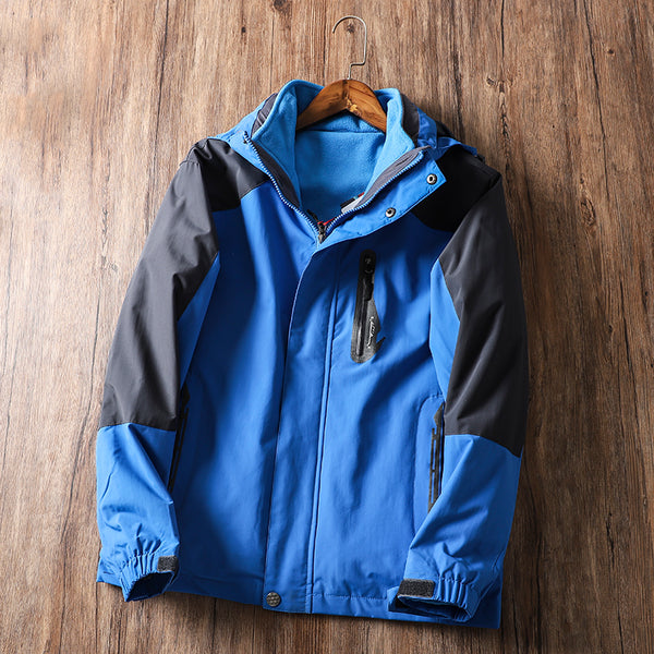 Chaqueta de Invierno para Hombre Talla Grande - Cálida, Resistente al Viento e Impermeable