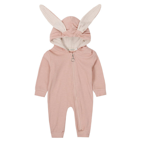 Pijama Tierno con Orejas de Conejo para Bebé