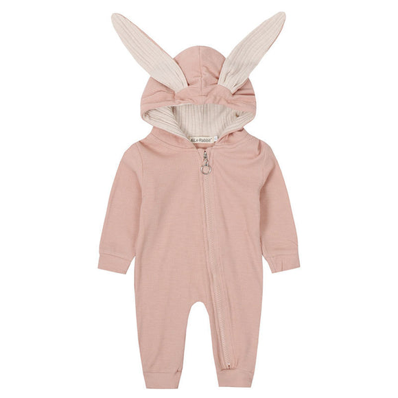 Pijama Tierno con Orejas de Conejo para Bebé