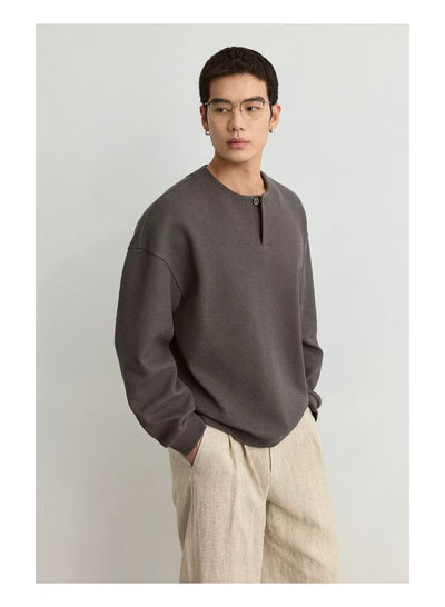 Sudadera Cuello Redondo Ligera para Hombre Talla Grande - Image 28