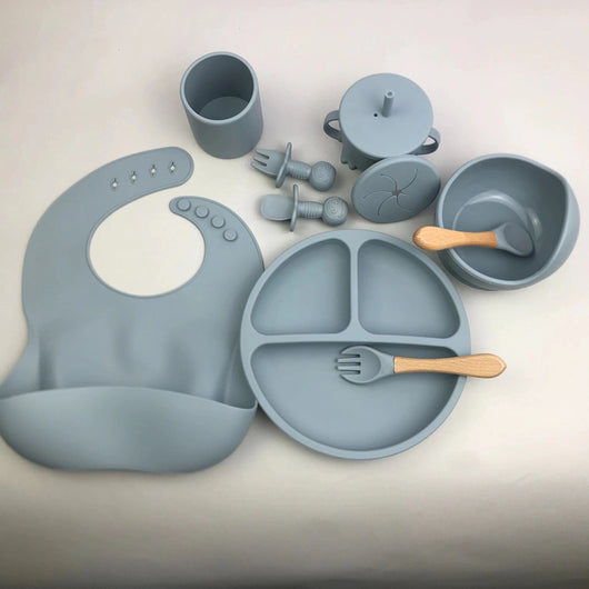 Set de Alimentación Complementaria con Ventosa y Tazón de Silicona - 9 Piezas - Image 12