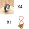 Little Pixiu Heart Sutra Ring Men And Women Lucky Mix packing Set2