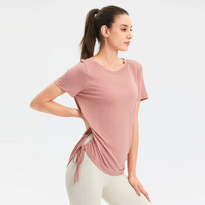 Blusa Suelta de Cuello Redondo en Color Sólido para Mujer - Image 12