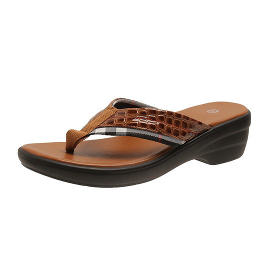 Sandalias Cuña Plataforma Flip-Flop para Mujer - Image 7