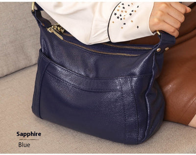 Bolso de Cuero Genuino de Gran Capacidad - Bolsa Madre Tipo Hombro - Image 18