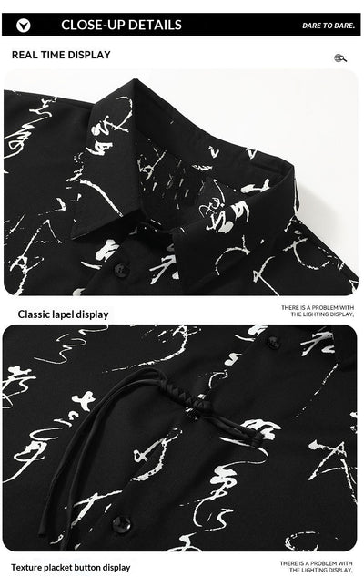 Conjunto de Camisa y Pantalón Slim Fit en Seda de Hielo con Botones de Nudo Chino - Image 14