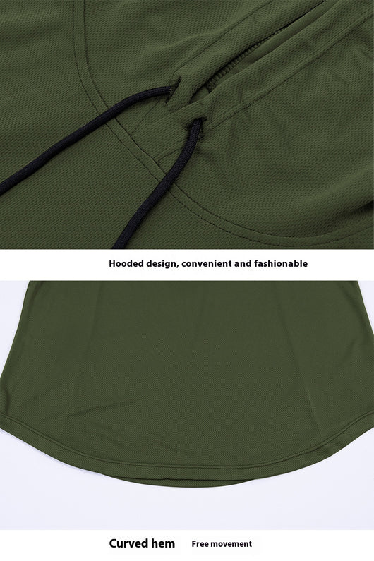 Conjunto Deportivo Hombre: Chaleco Transpirable + Pantalón Secado Rápido con Capucha - Image 21