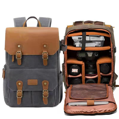 Mochila Impermeable Estilo Británico con Gran Capacidad y Diseño Batik - Image 8