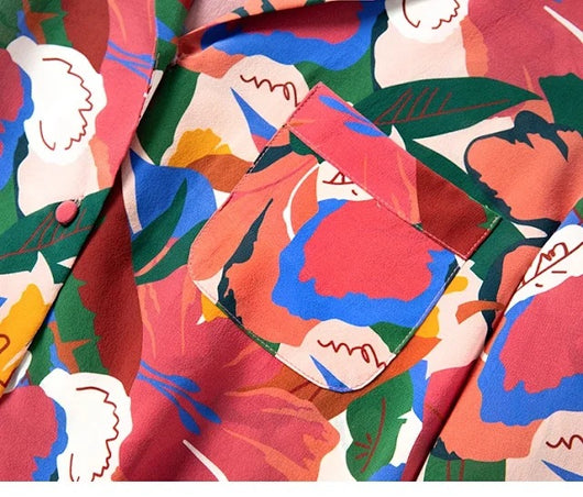 Blusa de Seda con Estampado Floral Elegante - Image 17