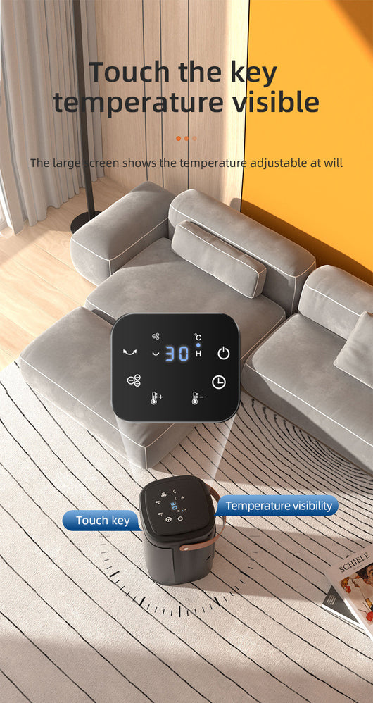 Radiador Climático Inteligente con Control Remoto y Pantalla Táctil - Image 15
