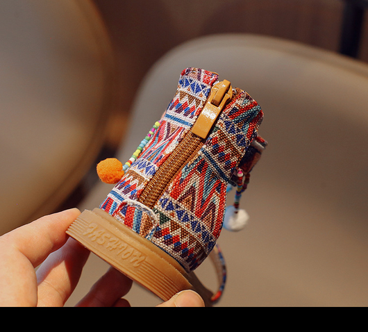 Sandalias de Vacaciones Étnicas y Estilo Internacional para Niñas - Image 37