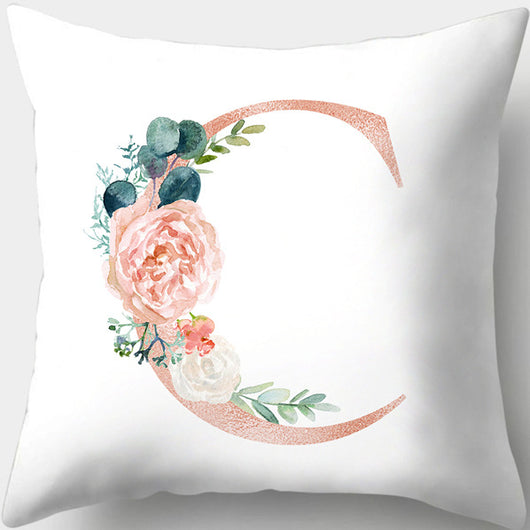 Funda de Almohada con Letras Florales Día de San Valentín Impresión Digital - Image 22