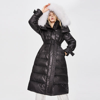 Chaqueta Acolchada Larga de Plumón para Mujer - Abrigo Cálido y Elegante - Image 11