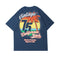 Playera Unisex Estampado Coco Tropical de Manga Corta