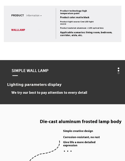 Lámpara de Pared LED Minimalista Onda para Pasillos - Image 18