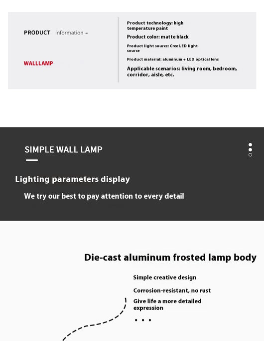 Lámpara de Pared LED Minimalista Onda para Pasillos - Image 18