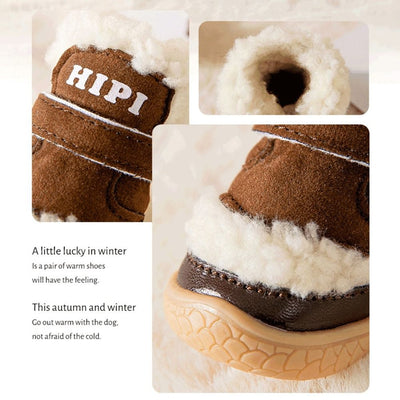 Botas Impermeables para Perros - Protección Antideslizante para Nieve y Lluvia - Image 5