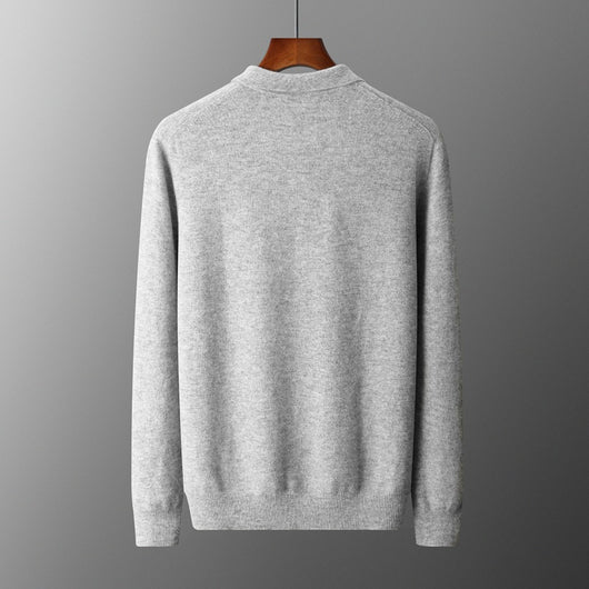 Suéter Polo de Lana para Hombre - Comodidad Casual Premium - Image 3