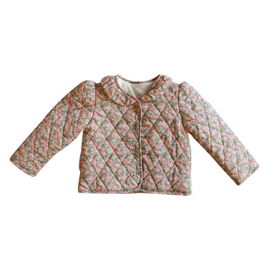Abrigo Acolchado Floral para Niña - Diseño Dulce y Cálido - Image 10
