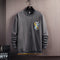 Sudadera Cuello Redondo Holgada y Gruesa Plus Terciopelo
