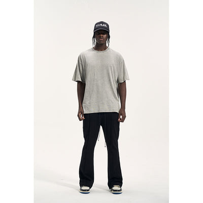 Traje Casual Negro Personalizado con Pantalones de Sudadera para Hombre - Image 7