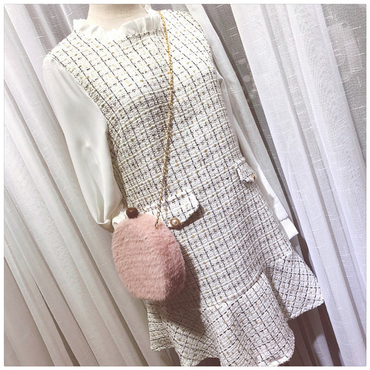 Bolso Bandolera de Ante con Cadena Dorada para Mujer - Otoño Invierno - Image 23
