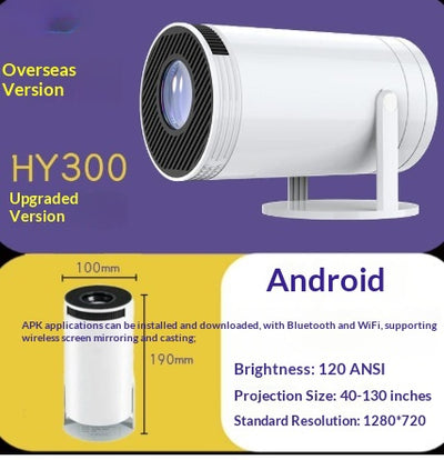 Proyector Portátil HY300 Plataforma Cloud Multiregional - Image 6