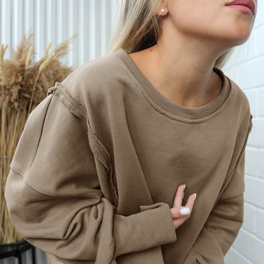 Suéter Suelto de Corte Irregular para Mujer - Image 19