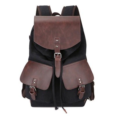 Mochila para Hombre de Lona y Cuero Crazy Horse - Image 14
