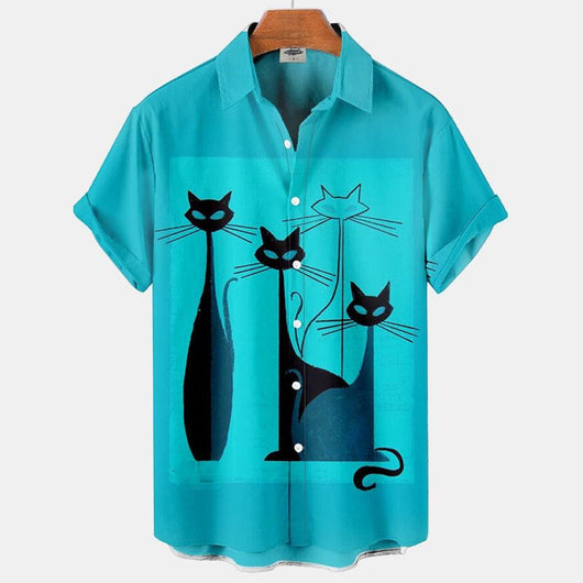 Camisa Estampada Grande para Hombre - Image 4