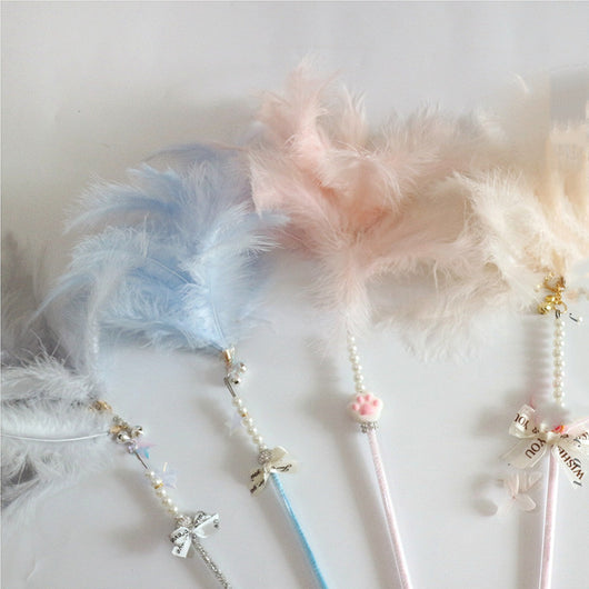 Juguete Interactivo para Gatos con Campana, Plumas y Bolas Resistentes - Image 34