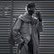 Abrigo Trench Casual con Múltiples Bolsillos para Hombre