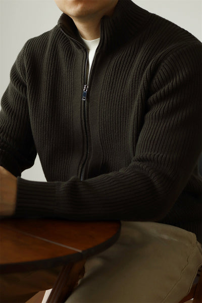 Chaqueta Pesada Doble Cierre Resistente al Pilling para Hombre - Image 13