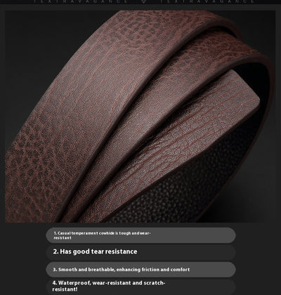 Cinturón de Cuero para Hombre con Hebilla Elegante - Estilo Ejecutivo - Image 16