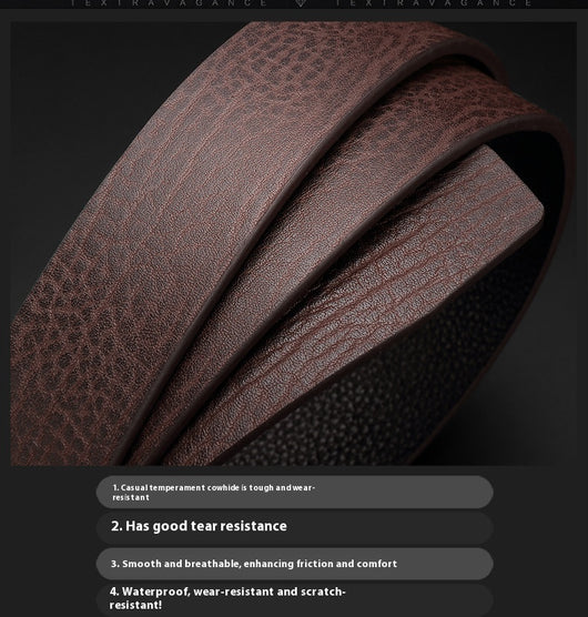 Cinturón de Cuero para Hombre con Hebilla Elegante - Estilo Ejecutivo - Image 16
