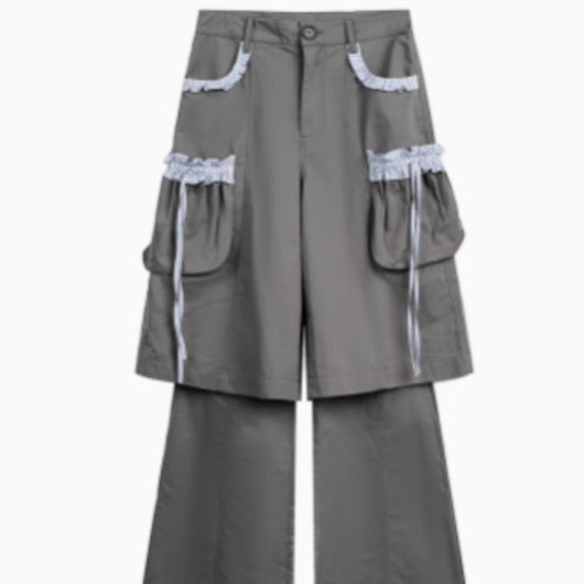 Pantalones Versátiles Desmontables con Dobladillo Acampanado - Image 10